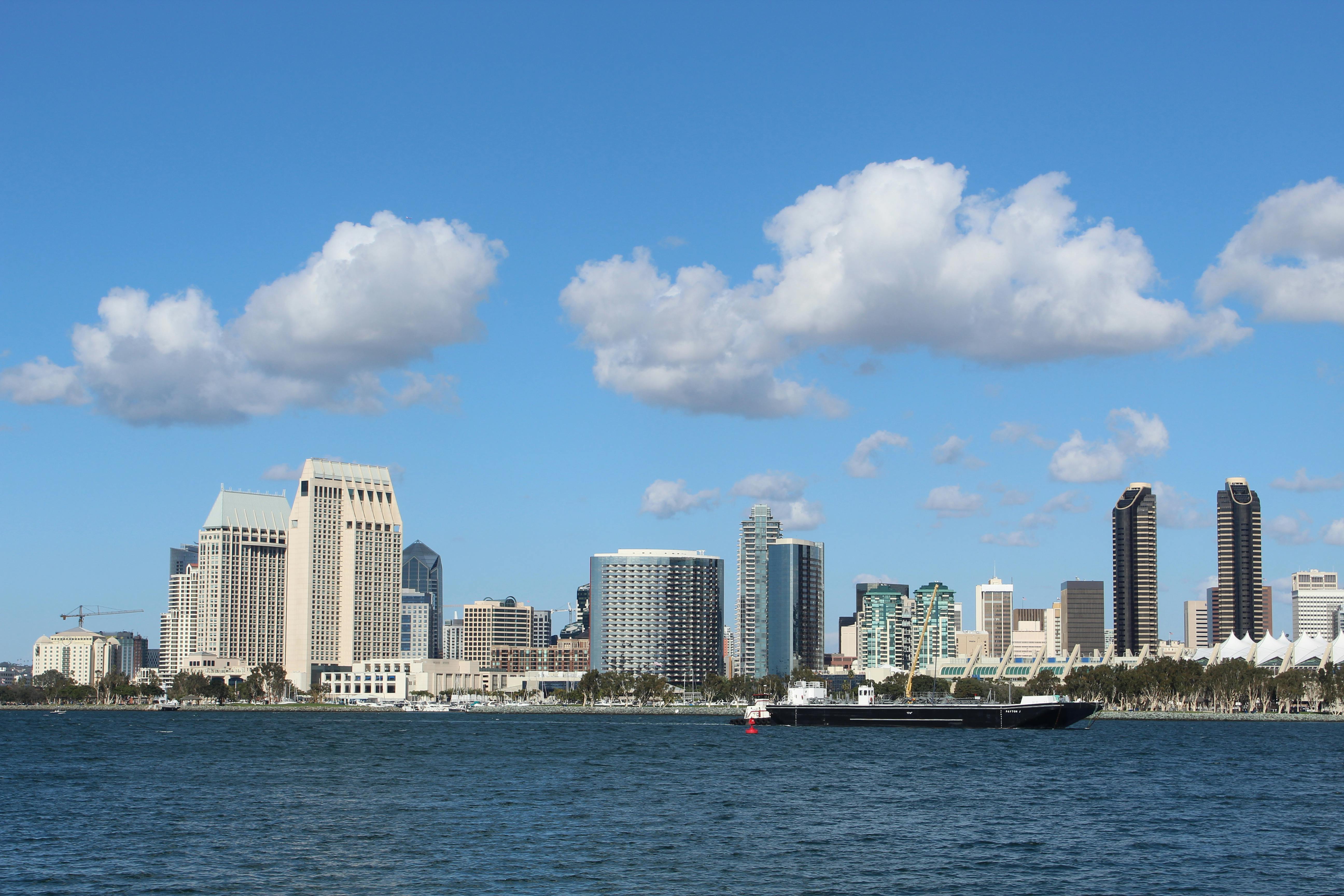 San Diego skyline from the bay
